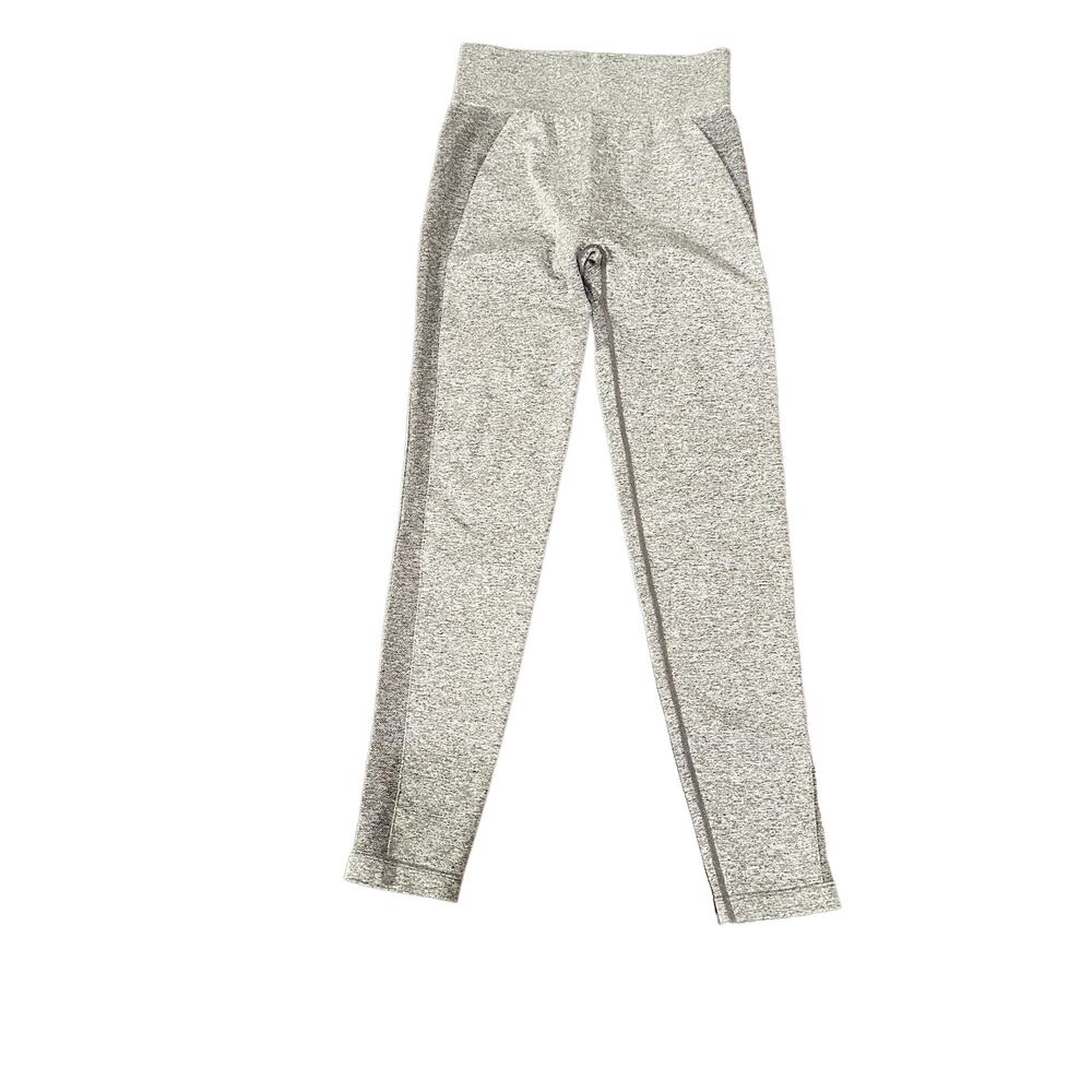 Gymshark Seamless  High Waist Rise Legging Gray Marl Yoga Athletic Gym Active